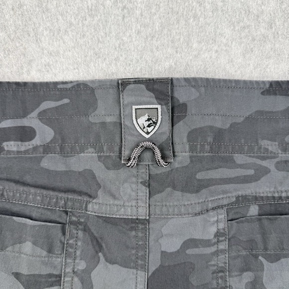 Kuhl Shorts Mens 36 Blue Gray Camo Ambush Cargo Tactical Utility Hiking Outdoor - Picture 7 of 16